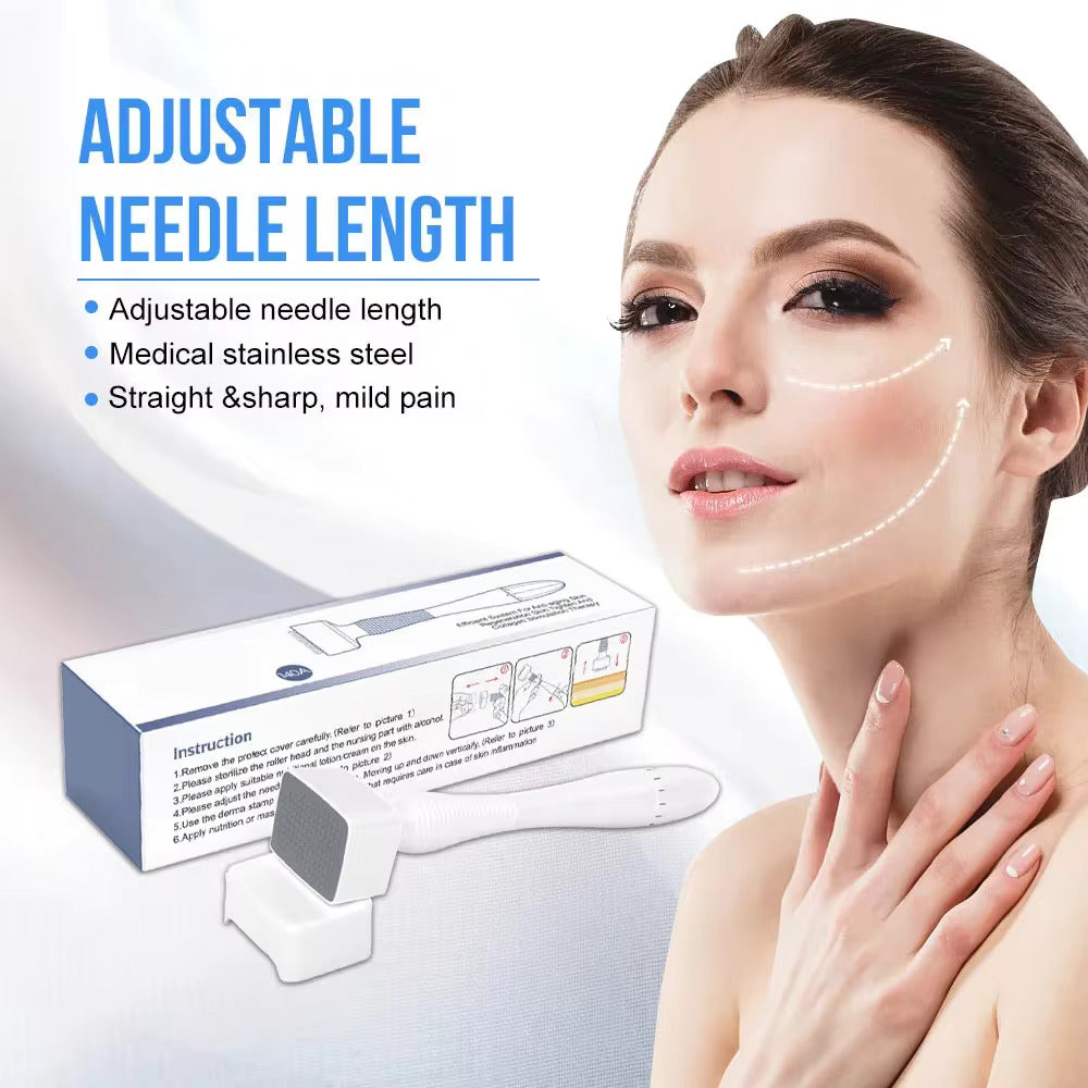 Derma Stamp Profesional Titanio Ajustable 0-3 Mm Dermapen