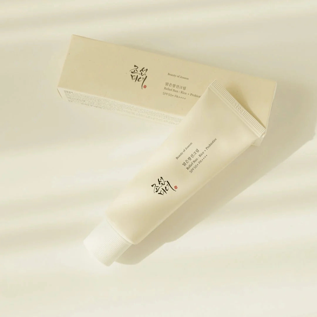 BEAUTY OF JOSEON RELIEF SUN : RICE + PROBIOTICS (SPF50+ PA++++)