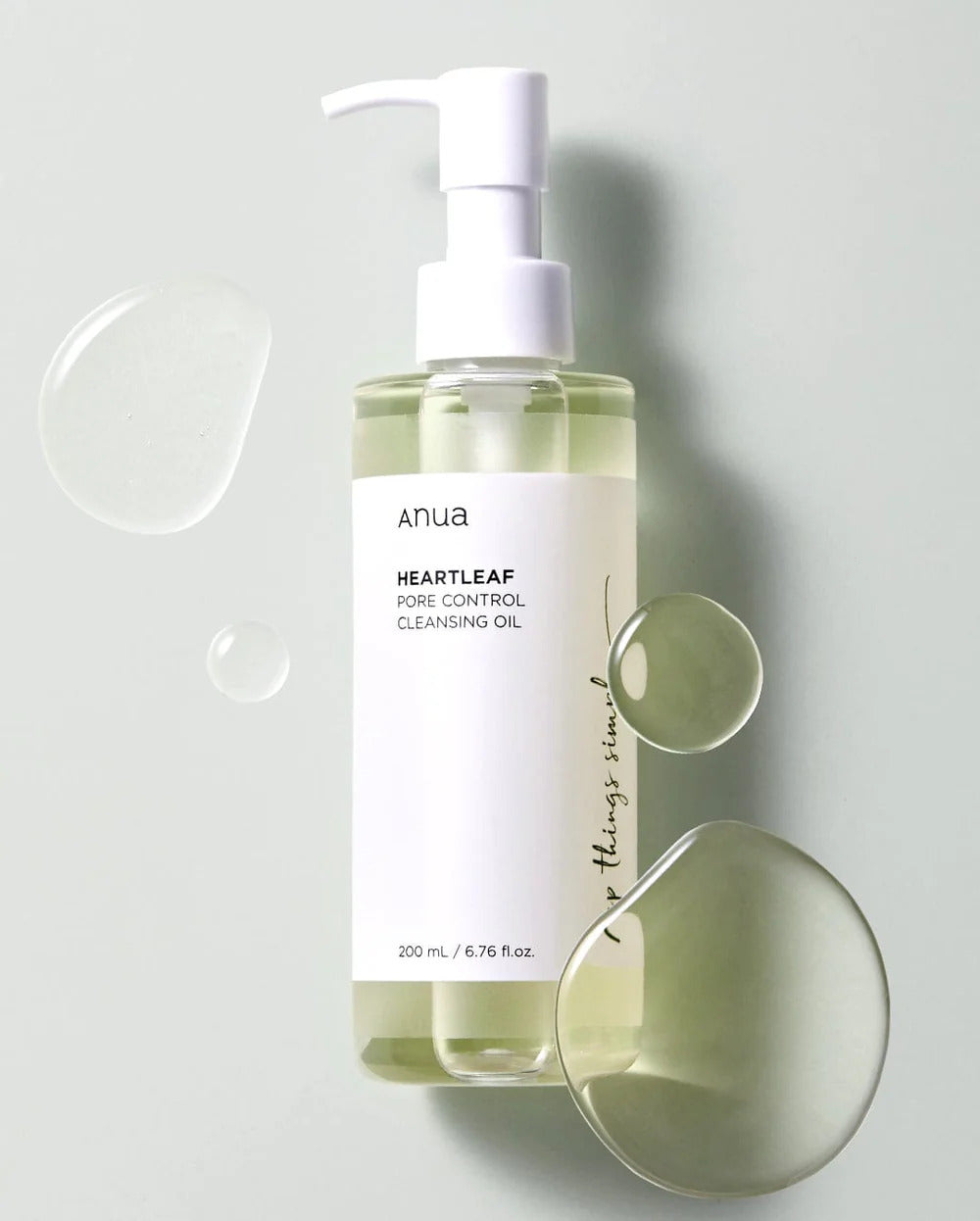 ACEITE LIMPIADOR PARA EL CONTROL DE POROS DE HEARTLEAF ANUA