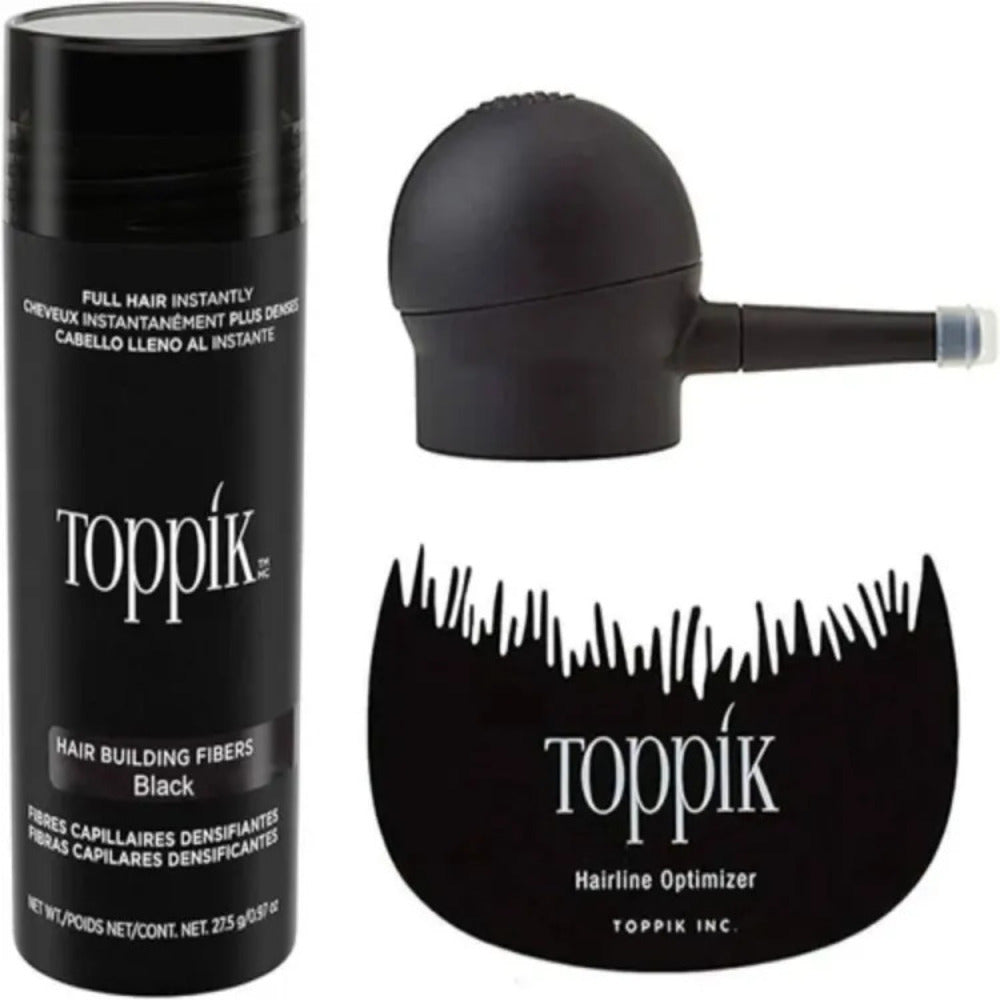 PACK FIBRA CAPILAR TOPPIK 27,5 GR CON APLICADOR Y PEINE