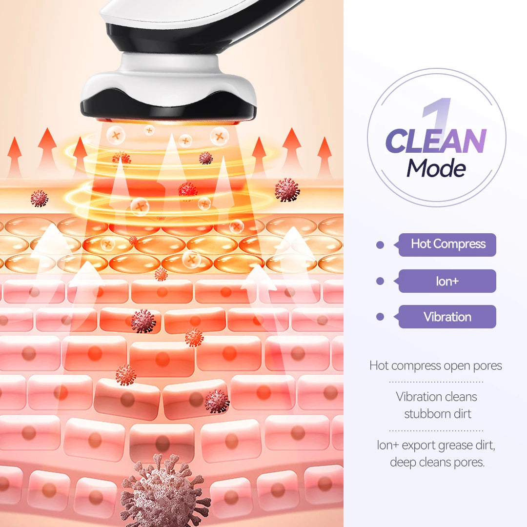 MASAJEADOR FACIAL EMS COOL HOT ANLAN SKINCARE PROFESIONAL
