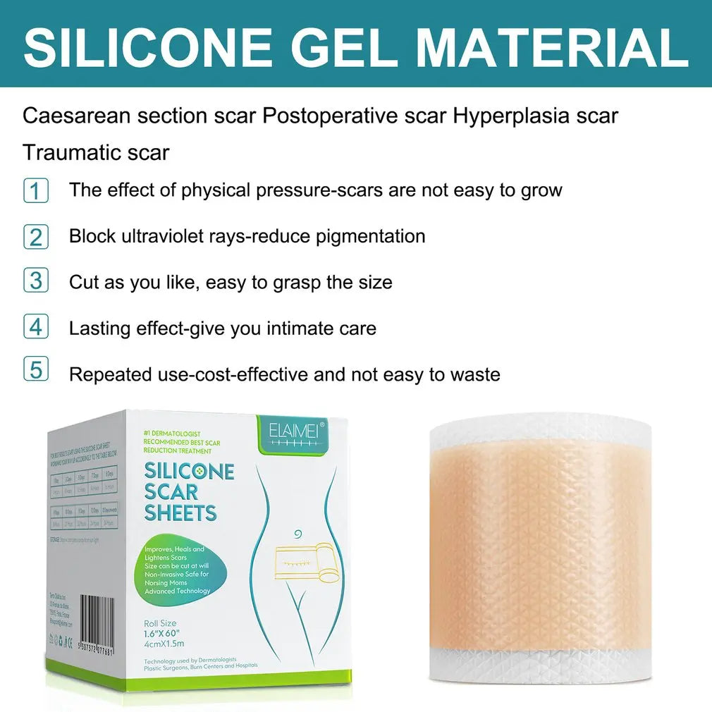 PARCHE GEL SILICONA GRADO MEDICO CICATRICES