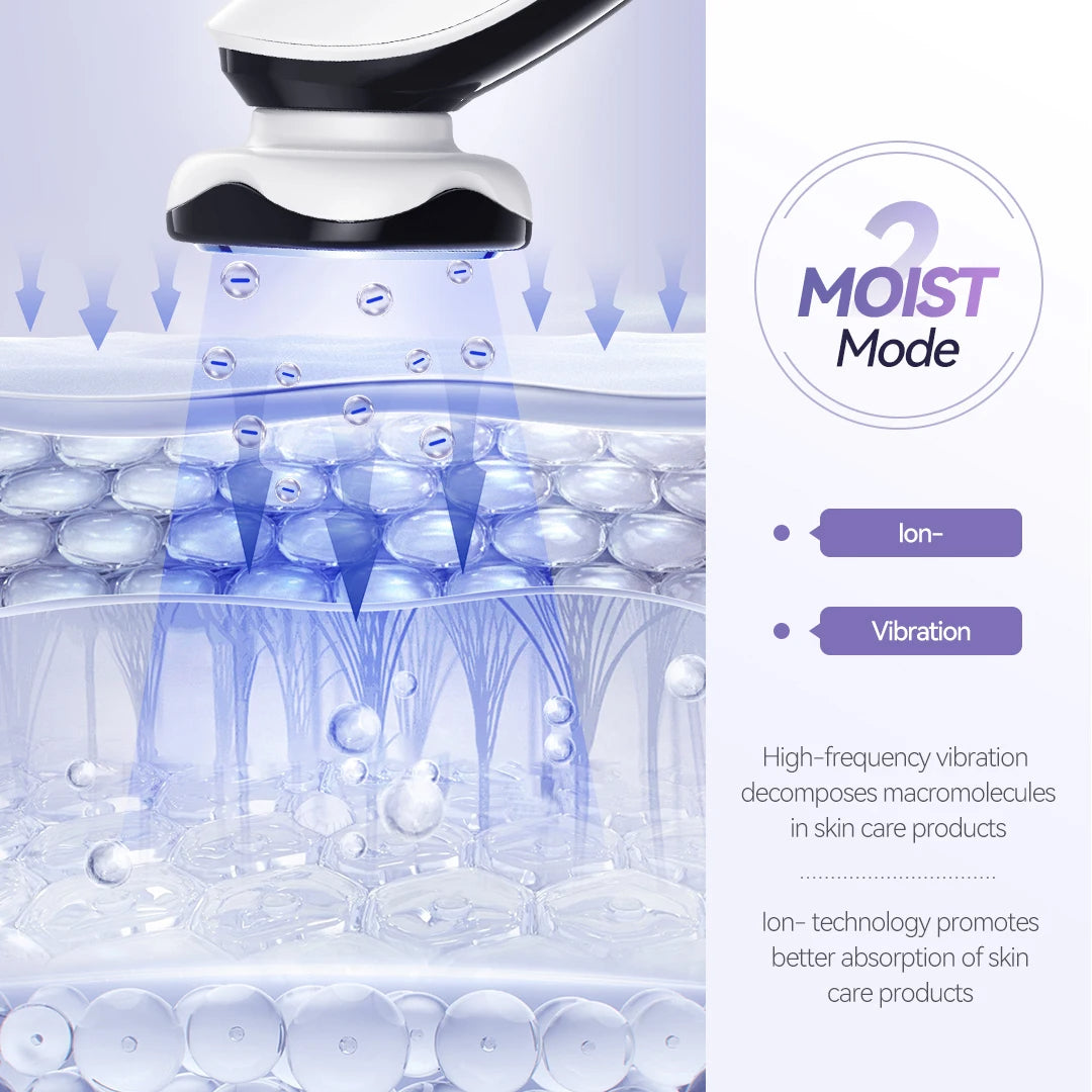 MASAJEADOR FACIAL EMS COOL HOT ANLAN SKINCARE PROFESIONAL