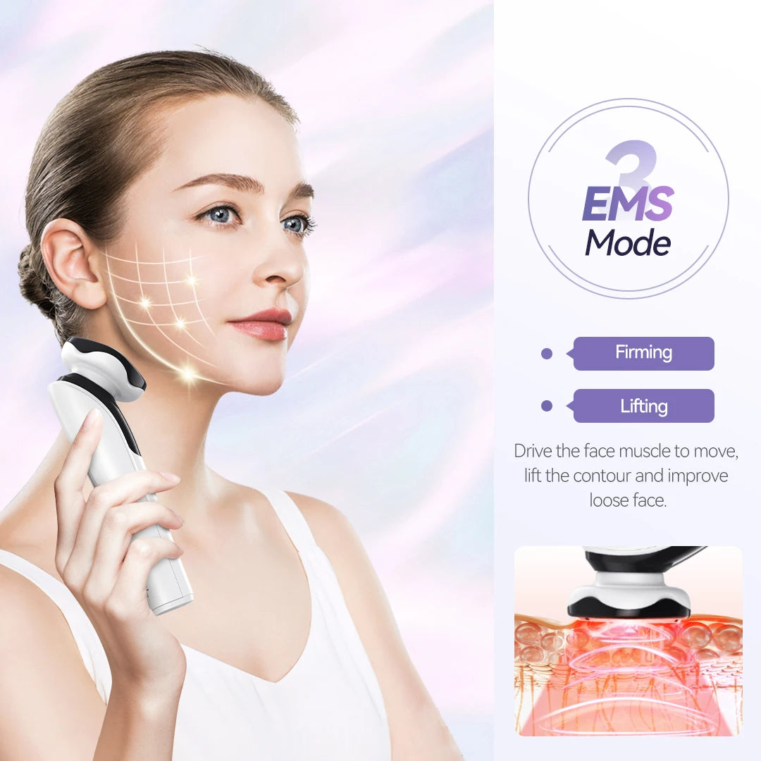MASAJEADOR FACIAL EMS COOL HOT ANLAN SKINCARE PROFESIONAL