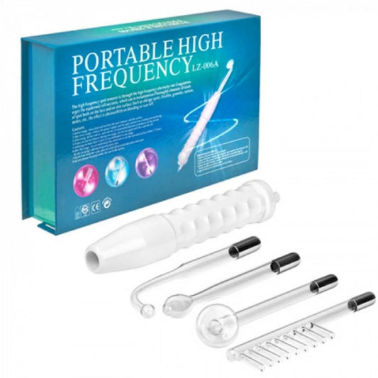 ALTA FRECUENCIA PORTÁTIL FACIAL, CABELLO CUERPO 4 ELECTRODOS