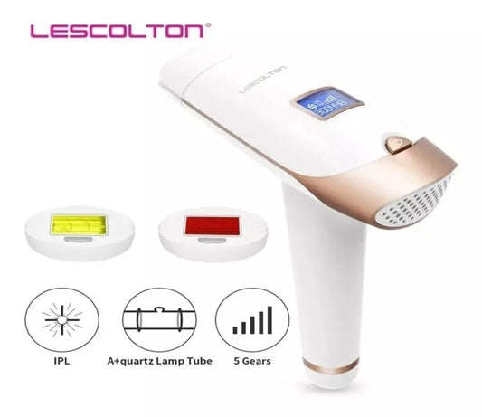 DEPILADORA DIGITAL LASER LESCOLTON  CON 400,000 FLASHES