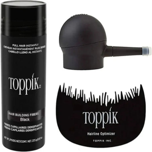 PACK FIBRA CAPILAR TOPPIK 27,5 GR CON APLICADOR Y PEINE
