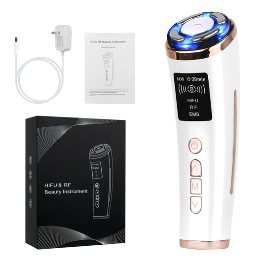 HIFU ULTRASONIDO RF LED + 120 HILOS DE COLAGENO ABSORBIBLE