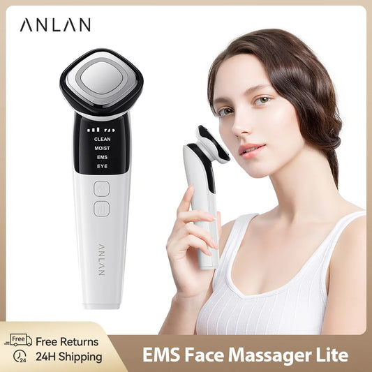 MASAJEADOR FACIAL EMS COOL HOT ANLAN SKINCARE PROFESIONAL